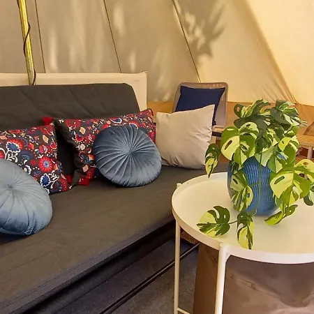 Bell-tenten Quinta Pomar Do Pontido Lüks kamp alanı *